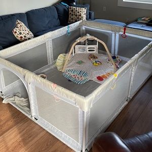 Dripex Baby Playpen, 71"x47" Large Play Pens for Babies and Toddlers